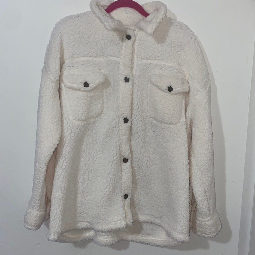 32 Degrees Cream Teddy Jacket